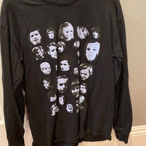 Supreme Faces Long Sleeve Black